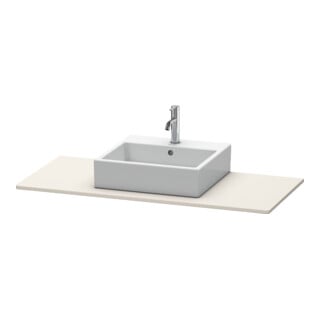 Duravit Console XSquare 120x55 cm, tau mat, avec 1 découpe