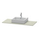 Duravit Console XSquare 120x55 cm, Tau mat satin, avec 1 découpe-3