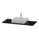 Duravit Console XSquare 120x55cm, blanc brillant, avec 1 découpe-3