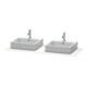 Duravit Console XSquare 140x55 cm, E s, m 2 sorties, lavabo double face