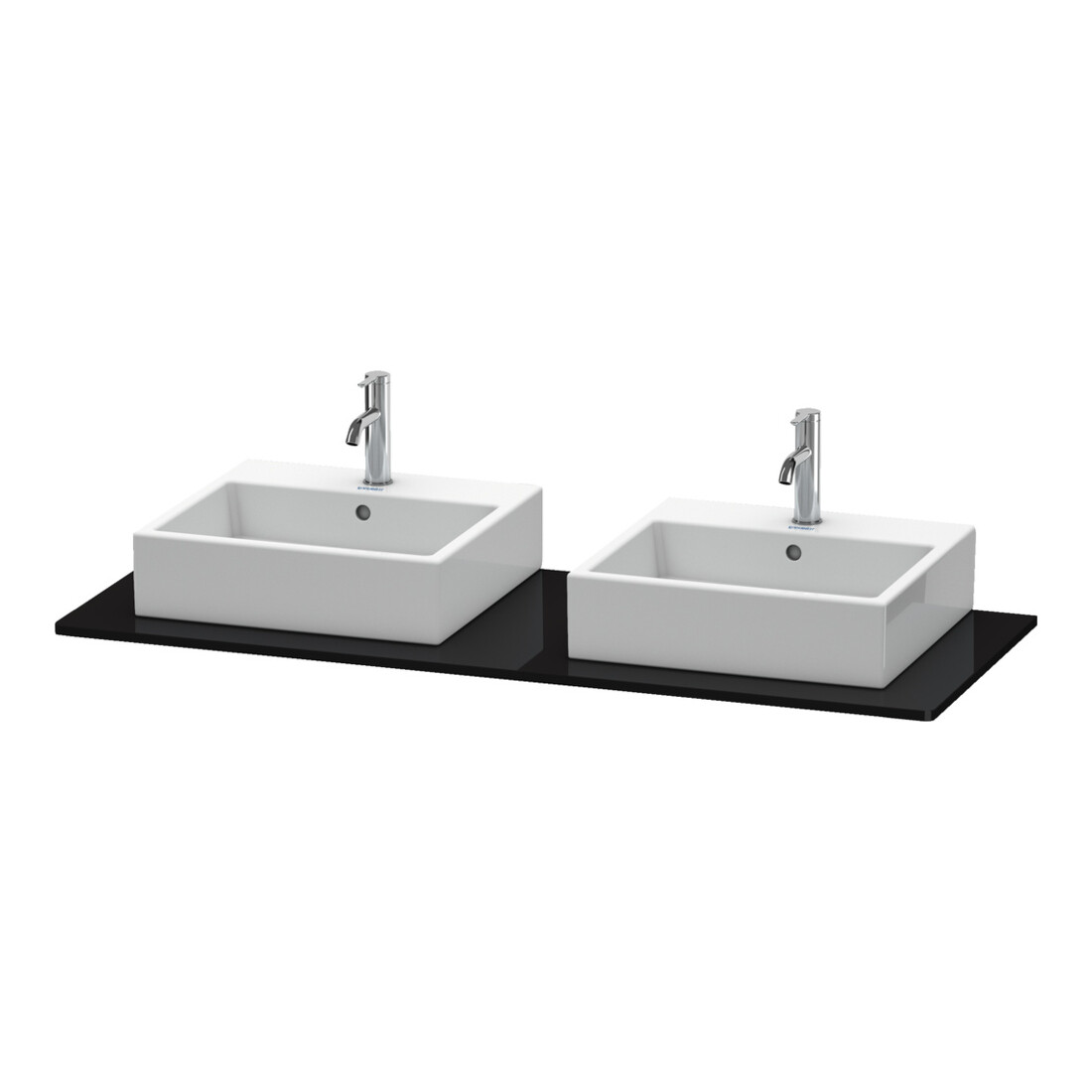 Duravit Console XSquare 140x55 cm, s g, m 2 sorties, lavabo double face