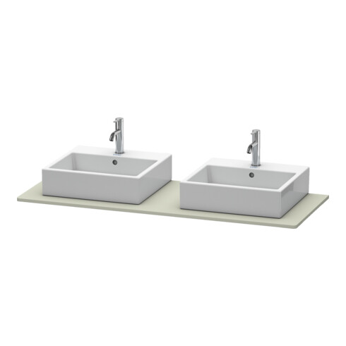 Duravit Console XSquare 140x55 cm, T m, m 2 sorties, lavabo double face
