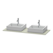 Duravit Console XSquare 140x55 cm, T m, m 2 sorties, lavabo double face-4