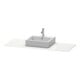 Duravit Console XSquare 140x55x1,6 cm, avec 1 AS, AS avec, blanc brillant-3