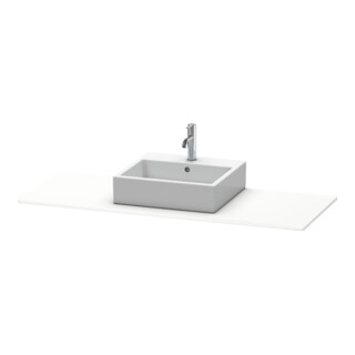 Duravit Console XSquare 140x55x1,6 cm, avec 1 AS, AS avec, blanc mat