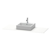 Duravit Console XSquare 140x55x1,6 cm, avec 1 AS, AS avec, blanc mat