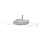Duravit Console XSquare 140x55x1,6 cm, avec 1 AS, AS avec, blanc mat-3