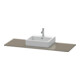 Duravit Console XSquare 140x55x1,6 cm, avec 1 AS, AS avec, f Gr hgl-3
