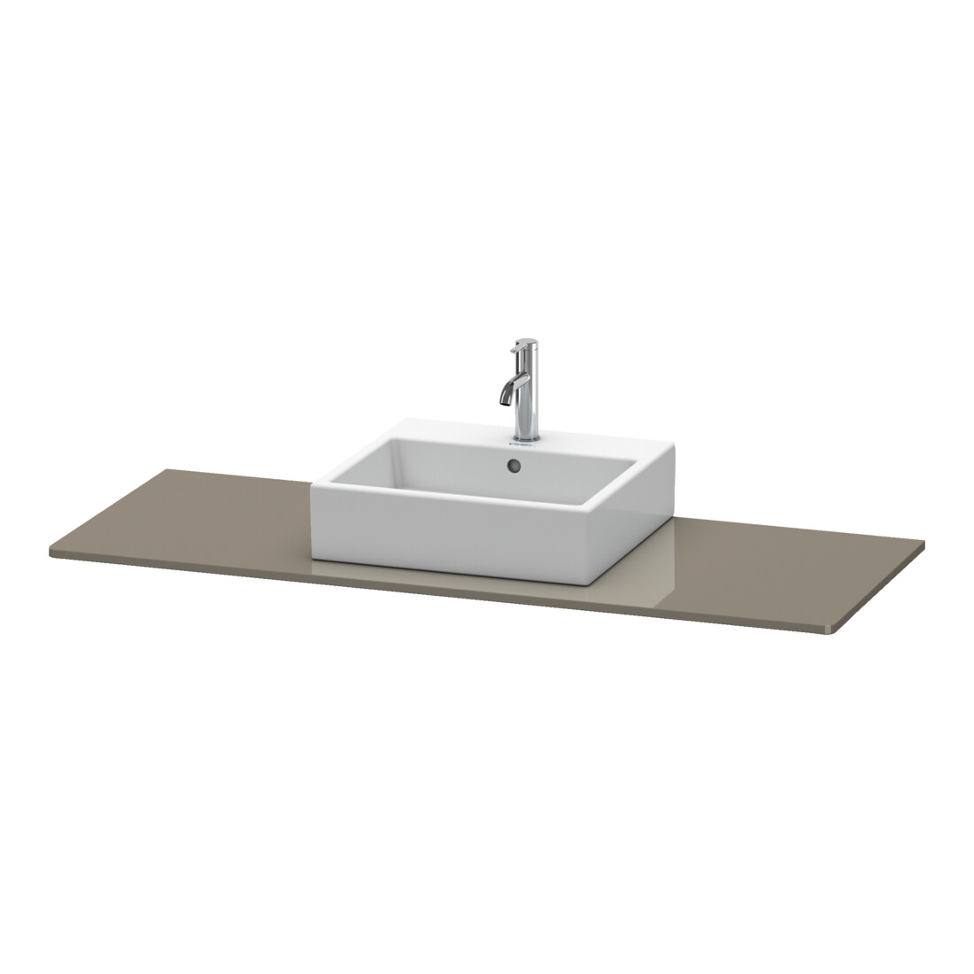 Duravit Console XSquare 140x55x1,6 cm, avec 1 AS, AS avec, f Gr hgl