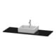 Duravit Console XSquare 140x55x1,6 cm, avec 1 AS, AS avec, noir brillant-3