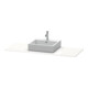 Duravit Console XSquare 140x55x1,6 cm, avec 1 AS, AS droite, Tau satin mat-1