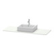 Duravit Console XSquare 140x55x1,6 cm, avec 1 AS, AS inclus, sans robinet-3