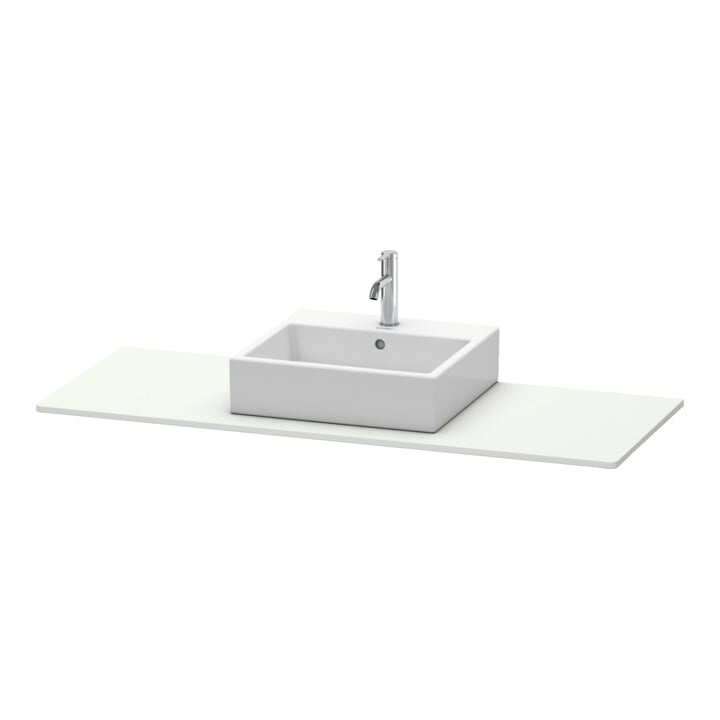 Duravit Console XSquare 140x55x1,6 cm, avec 1 AS, AS inclus, sans robinet