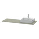 Duravit Console XSquare 140x55x1,6 cm, avec 1 AS, AS r, acier inox satiné mat-3