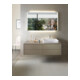 Duravit Console XSquare 140x55x1,6 cm, avec 1 trou, découpe droite, blanc mat
