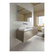 Duravit Console XSquare 140x55x1,6 cm, avec 1 trou, découpe gauche, blanc-4