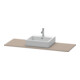 Duravit Console XSquare 140x55x1,6cm, avec 1 AS, AS avec, bas. m-3