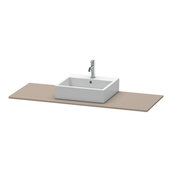 Duravit Console XSquare 140x55x1,6cm, avec 1 AS, AS avec, bas. m