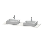 Duravit Console XSquare 160x55 cm, blanc mat, 2 sorties, lavabo double face-3
