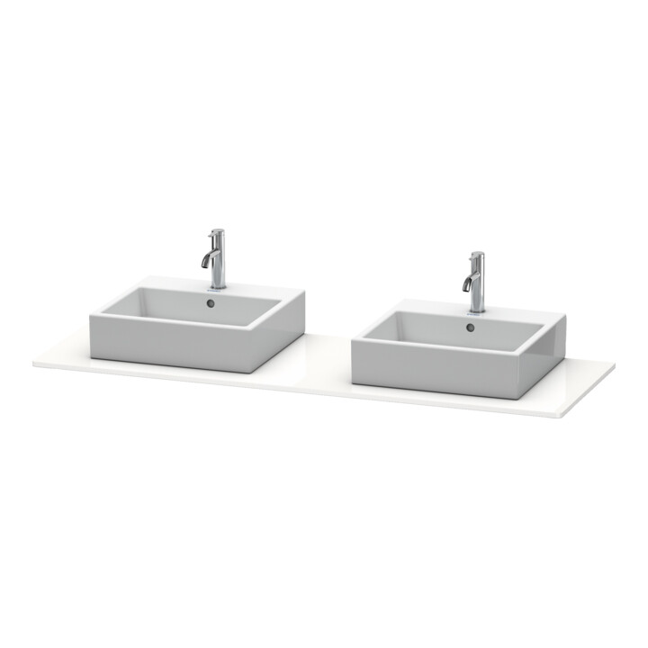 Duravit Console XSquare 160x55 cm, E s, m 2 sorties, lavabo double face