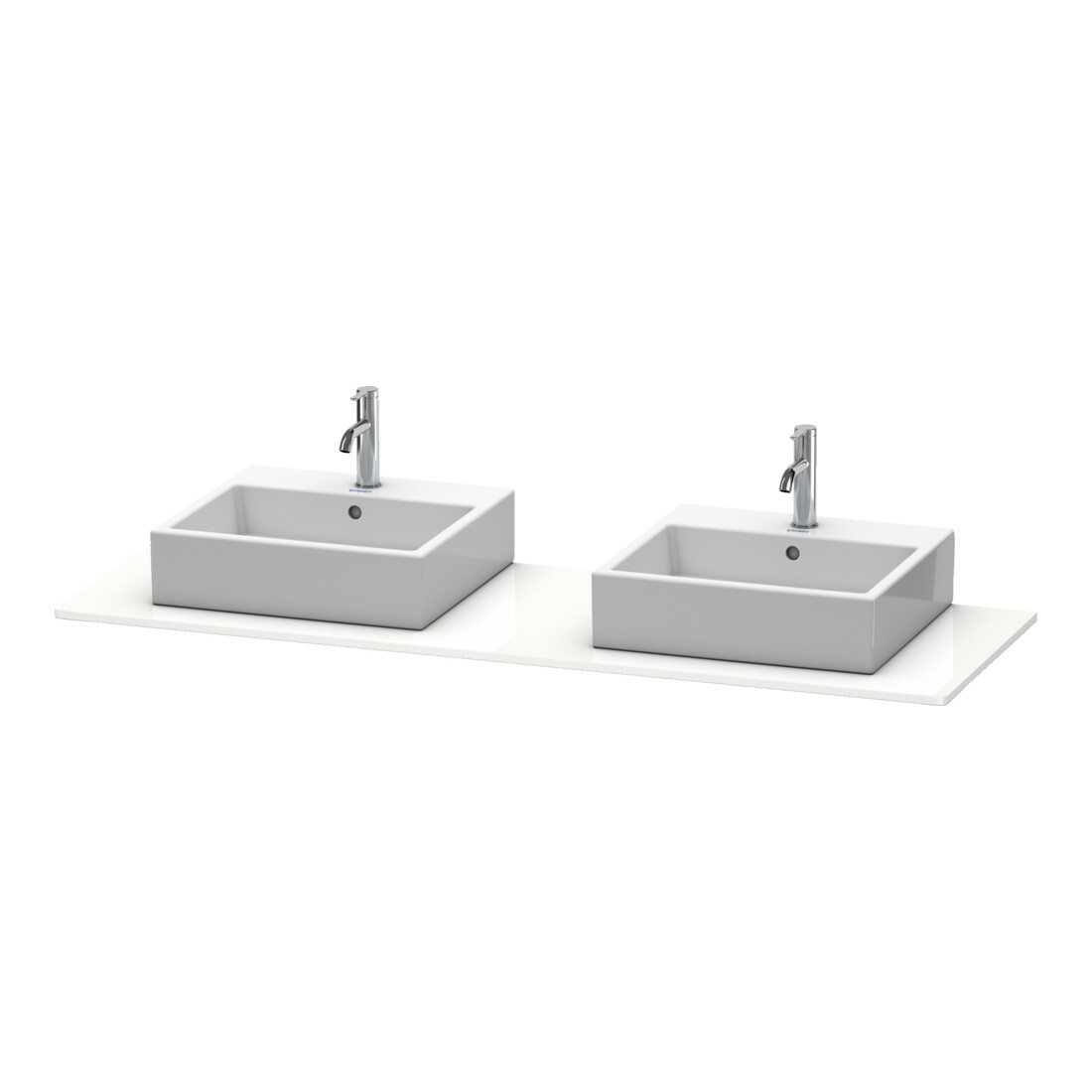 Duravit Console XSquare 160x55 cm, E s, m 2 sorties, lavabo double face