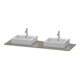Duravit Console XSquare 160x55 cm, f G g, m 2 sorties, lavabo double face-3