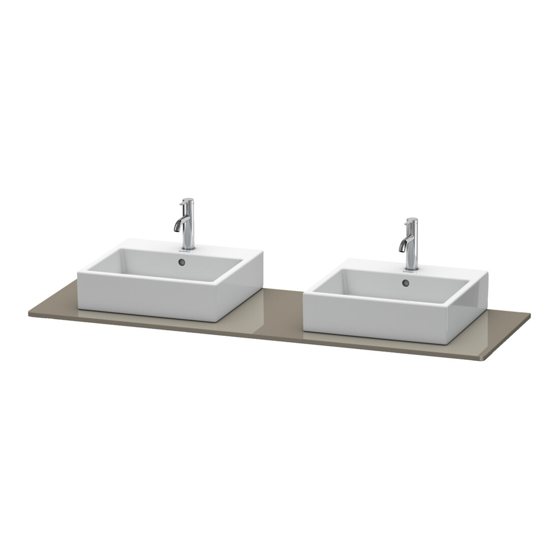 Duravit Console XSquare 160x55 cm, f G g, m 2 sorties, lavabo double face