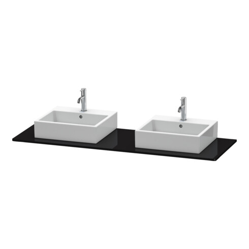 Duravit Console XSquare 160x55 cm, s g, m 2 sorties, lavabo double face