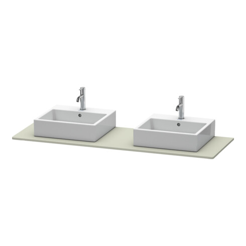 Duravit Console XSquare 160x55 cm, T m, m 2 sorties, lavabo double face