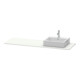 Duravit Console XSquare 160x55x1,6 cm, avec 1 AS, blanc, surface mate