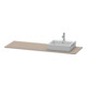 Duravit Console XSquare 160x55x1,6 cm, avec 1 AS, évier à droite, base avec-3
