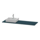 Duravit Console XSquare 160x55x1,6cm, avec 1 AS, B gauche, bleu satin mat-3