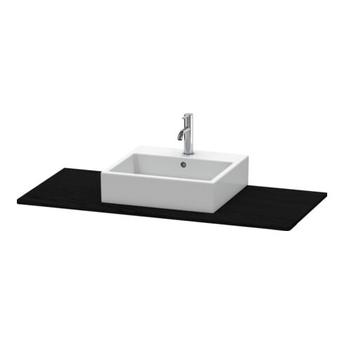 Duravit Console XSquare 80x55 cm, chêne noir, avec 1 découpe