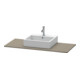 Duravit Console XSquare 80x55 cm, flanc gris mat, avec 1 découpe-4