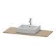 Duravit Console XSquare 80x55 cm, lin, avec 1 découpe-3