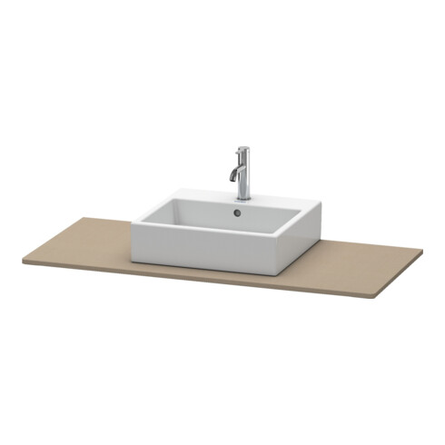 Duravit Console XSquare 80x55 cm, lin, avec 1 découpe