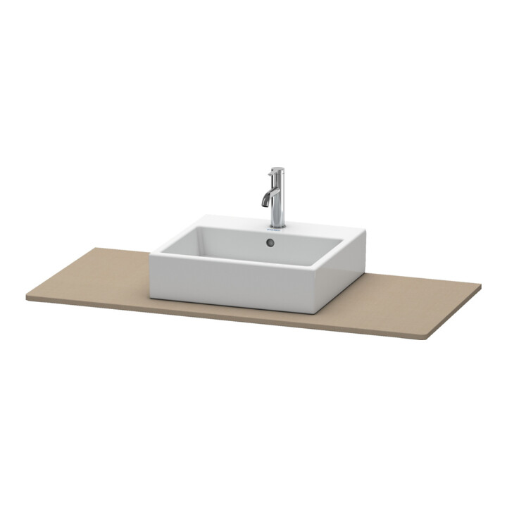 Duravit Console XSquare 80x55 cm, lin, avec 1 découpe