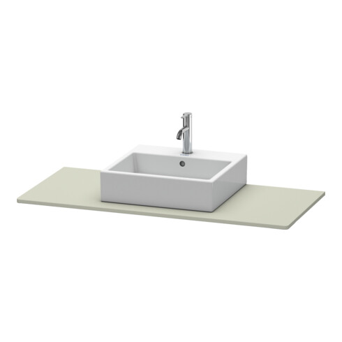 Duravit Console XSquare 80x55 cm, Taupe mat, avec 1 découpe