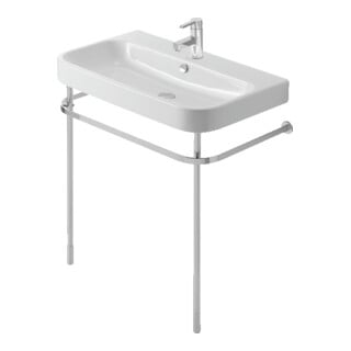 Duravit Consoles métalliques Happy D.2 77,3x49,1 cm, f 231880, renforcée +5 cm, chrome
