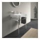 Duravit Consoles métalliques Happy D.2 77,3x49,1 cm, f 231880, renforcée +5 cm, chrome-4