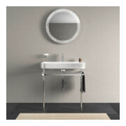 Duravit Consoles métalliques Happy D.2 77,3x49,1 cm, f 231880, renforcée +5 cm, chrome-5