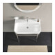 Duravit Consoles métalliques Happy D.2 77,3x49,1 cm, f 231880, renforcée +5 cm, chrome-5