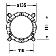 Duravit Corps encastré DN 15, pour mitigeur bain monocommande, au sol-4