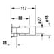 Duravit Corps encastré DN 15, pour mitigeur lavabo-4