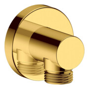 Duravit Coude mural DN 15, pour douchette, rouge, poli brillant