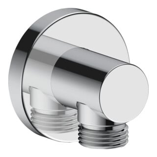 Duravit Coude mural DN 15, sans pomme de douche, rosace ronde, chrome