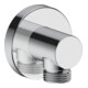 Duravit Coude mural DN 15, sans pomme de douche, rosace ronde, chrome-1
