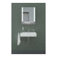 Duravit Crochet à serviette Starck T 6x7,6 cm, double, acier inoxydable brossé-4