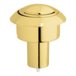 Duravit Cuvette chasse d'eau bouton Dr. Dua FL, or poli, pièce de rechange
