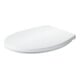 Duravit Cuvette WC ovale avec abattant, 45,2 cm, Uni, blanc, Scha. ES-1